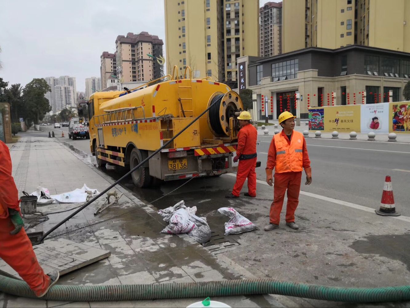 安乡排污管道清淤-管道清洗
